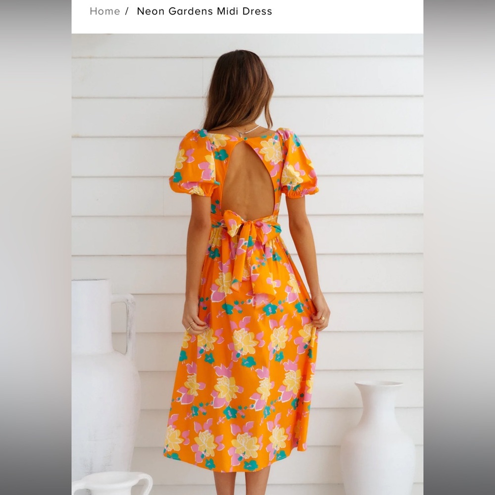 Hello Molly neon gardens dress